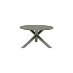 Table de jardin ronde alu verre oryon laurier - 6 places - hesp�ride