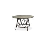 Table de jardin ronde en aluminium