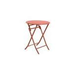 Table de jardin ronde greensboro � 60 cm ambre - hesp�ride