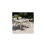 Table de jardin taupe
