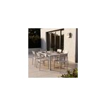 Table de jardin taupe