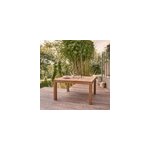 Table de jardin teck carre 8 places