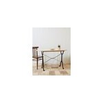 Table � manger bistro en marbre blanc n�77