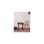 Table � manger en bois fonc� n�519