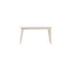 Table  manger extensible blanc et bois clair l150 - 200 cm leena