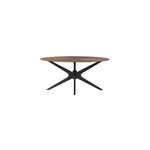 Table  manger ovale noyer l160 cm dielli