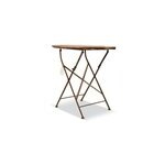 Table  manger ronde bois fer forg