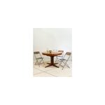 Table � manger ronde en bois n�1046