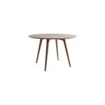 Table � manger ronde noyer d120 cm livia