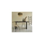 Table en manguier noire 8 personnes Table en manguier noire 8 personnes