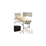 Table massage aluminium dossier rglable