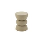 Table m�tal cr�me h. 43. 5cm