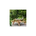 Table de pique - nique en bois 6 places