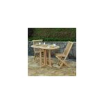 Table pliante ovale teck mano� 120x60 cm