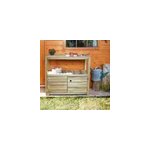 Table de préparation jardinage en bois Table de préparation jardinage en bois