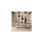 Table rectangulaire 8 personnes en bois de suar 220 cm - tanah