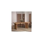 Table rectangulaire en bois d'orme 8 personnes - albane