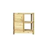 Table de rempotage - étagère et porte Table de rempotage - étagère et porte