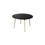 Table ronde 120cm noire martha