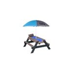 Table sable eau nick anthracite avec pa Table sable eau nick anthracite avec pa