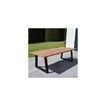 Table en teck massif 240 cm, mucen