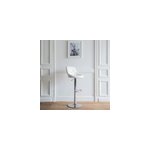 Tabouret de bar blanc jasper