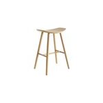 Tabouret de bar bois clair h65 cm demory