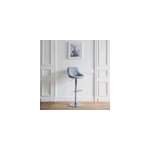 Tabouret de bar gris jasper