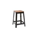 Tabouret de bar noir 65 cm nick