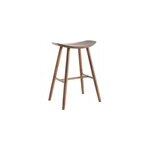 Tabouret de bar noyer h65 cm demory