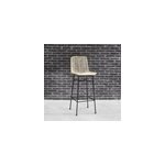 Tabouret de bar en rotin et mtal