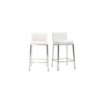 Tabourets blanc h66 cm (lot de 2) epsilon