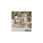 Tabouret empilable beige