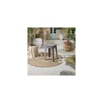 Tabouret empilable gris