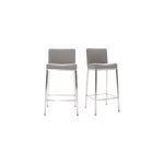 Tabouret gris h66 cm (lot de 2) epsilon