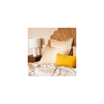 Taie d'oreiller en soie camel 65x65