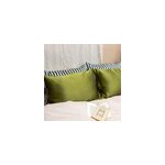 Taie d'oreiller en soie vert 51x76 Taie d'oreiller en soie vert 51x76