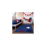 Tapis enfant 140x200 bleu
