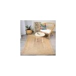 Tapis jute 120x170 beige