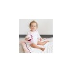 Tapis de parc bb rose et blanc rose