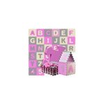 Tapis puzzle mousse 36 pi�ces rose