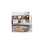 Tapis rond 150x150 rond multicolore