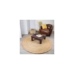 Tapis rond 60x60 rond beige