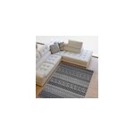 Tapis salon 170x240 gris