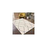 Tapis shaggy 80x150 noir