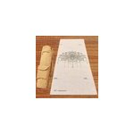 Tapis yoga chanvre lotus + sac lige