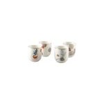 Tasses � caf� 90ml art d�co - lot de 4