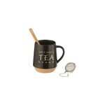 Tasse c�ramique noir h. 23. 8cm