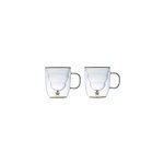 Tasses double paroi �toile dor�e 250ml - lot de 2