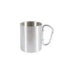 Tasse inox avec poigne mousqueton cao